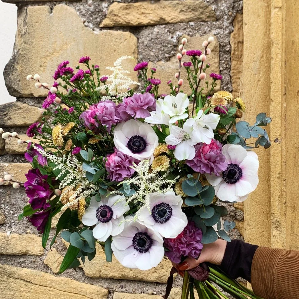 Bouquet d'Anémones, par Figa e Mimosa, fleuriste à Metz