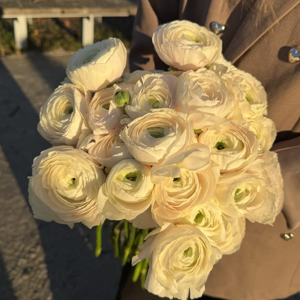 Bouquet de Renoncules, par Fleurs d’élégance, fleuriste à Caen