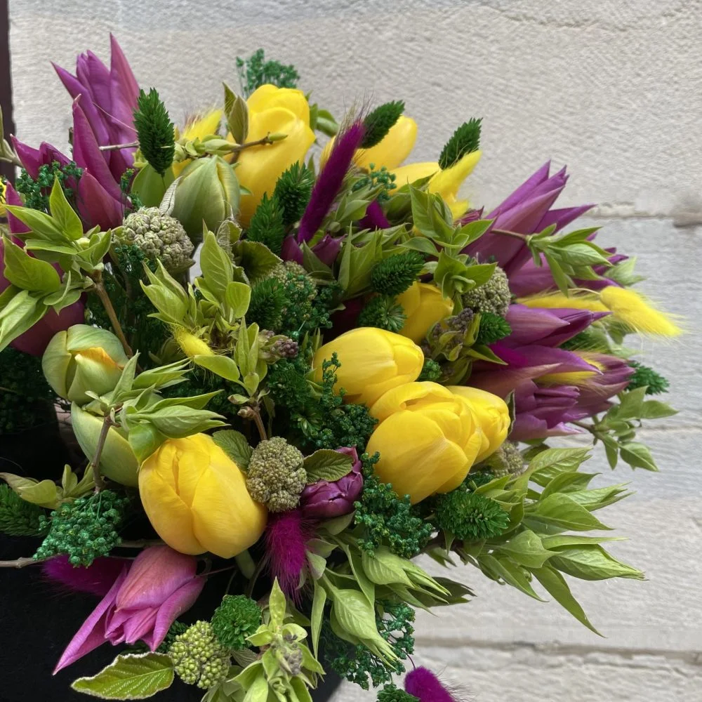 Bouquet de tulipes, par Atelier fleuri, fleuriste à Besançon