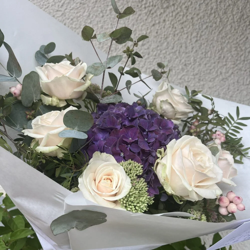 Bouquet Naissance, par 15 Au Jardin, fleuriste à Bièvres