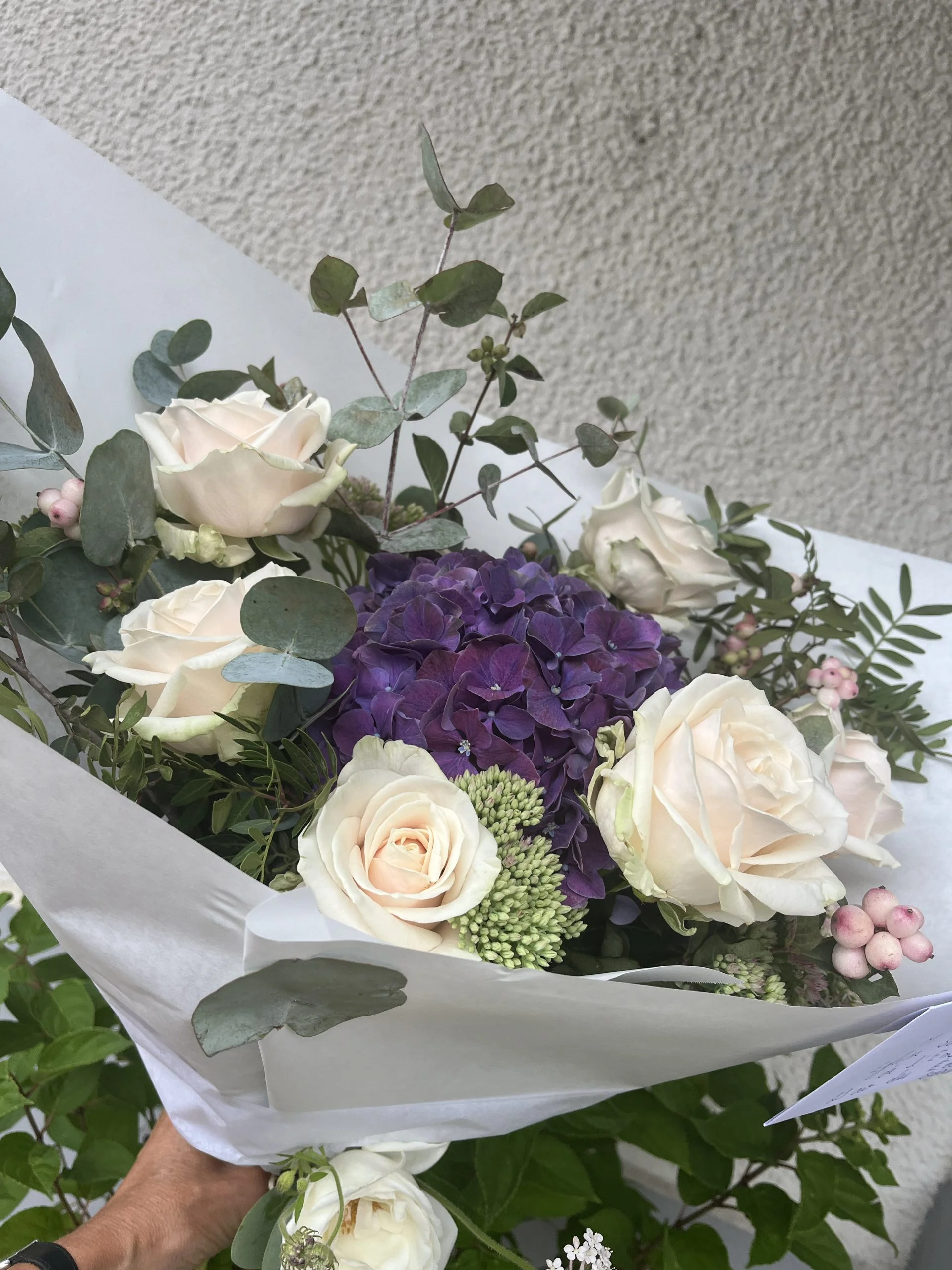 Bouquet Naissance, par 15 Au Jardin, fleuriste à Bièvres