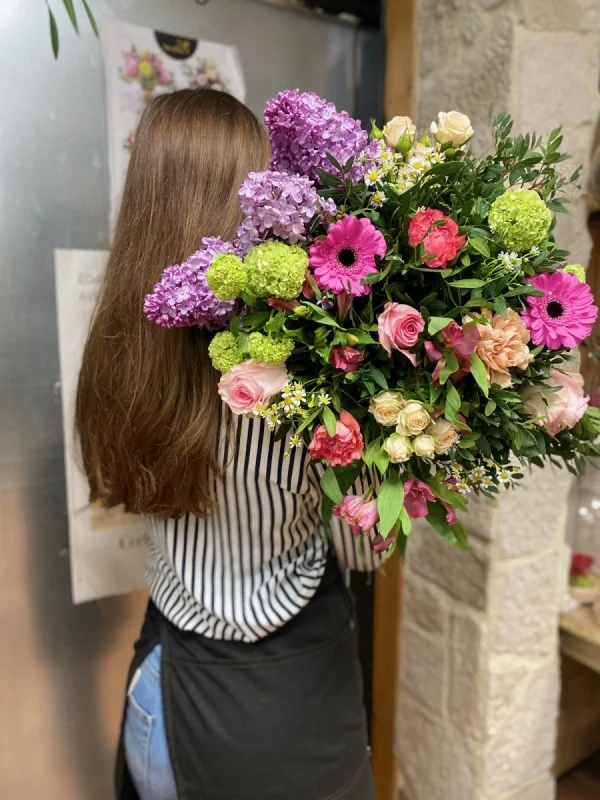 Bouquet printemps, par Les fleurs du passage, fleuriste à Rouen