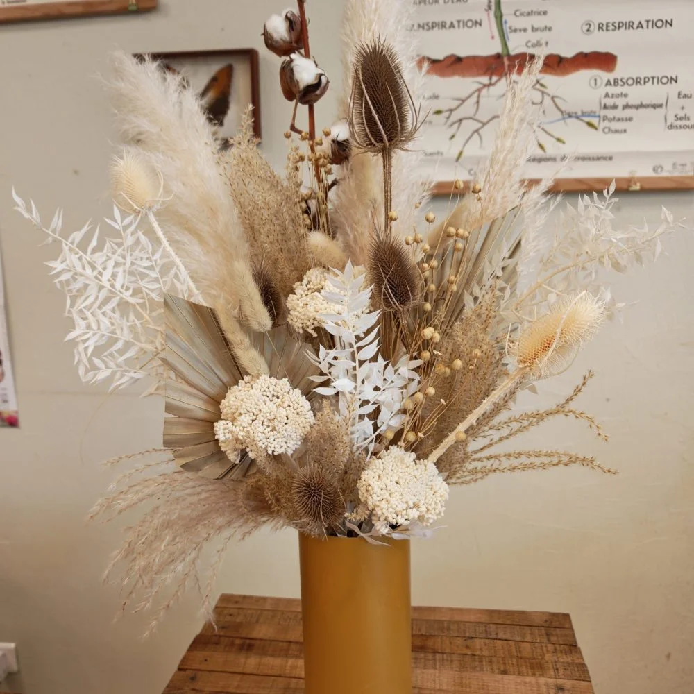 Bouquet de Fleurs Séchées, par L'arrosoir de Marie, fleuriste à Fontaine-la-Guyon