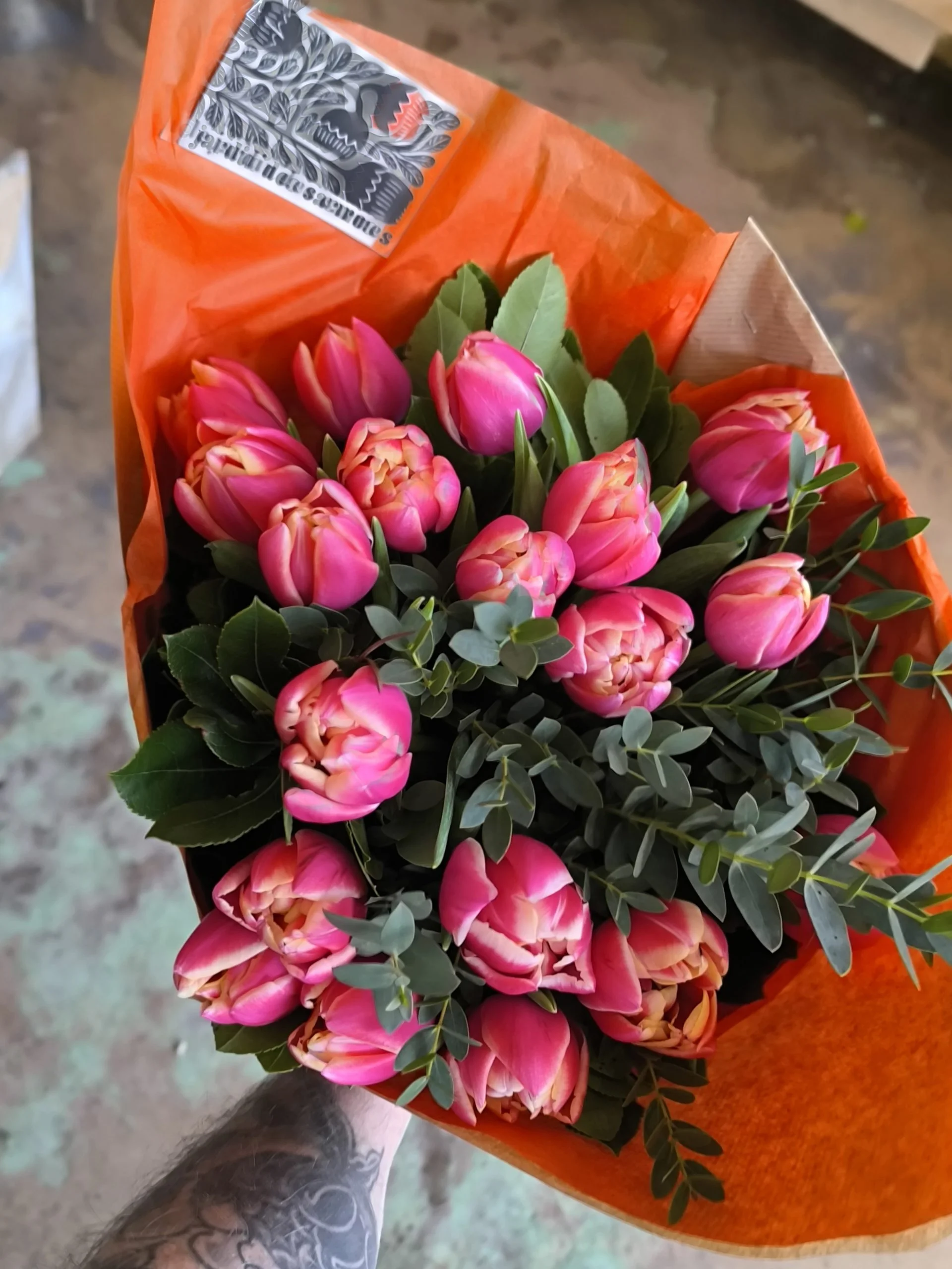 Bouquet de Tulipes, par Le Jardin des Carmes, fleuriste à Langon