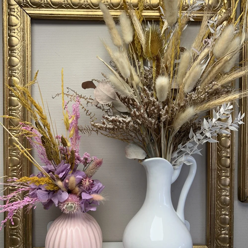 Bouquet de fleurs séchées, par Langage Des Fleurs, fleuriste à Bastia