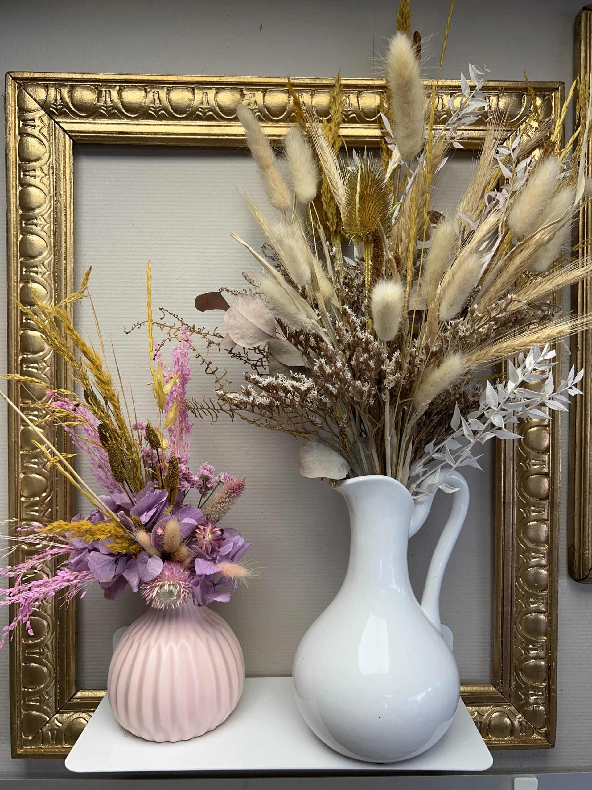 Bouquet de fleurs séchées, par Langage Des Fleurs, fleuriste à Bastia