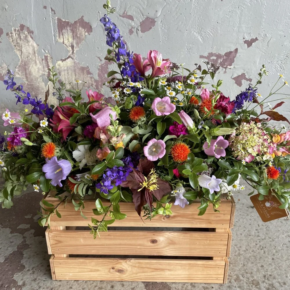 Gerbe de Deuil, par Atelier floral'terre & FLEURS', fleuriste à Pléneuf-Val-André