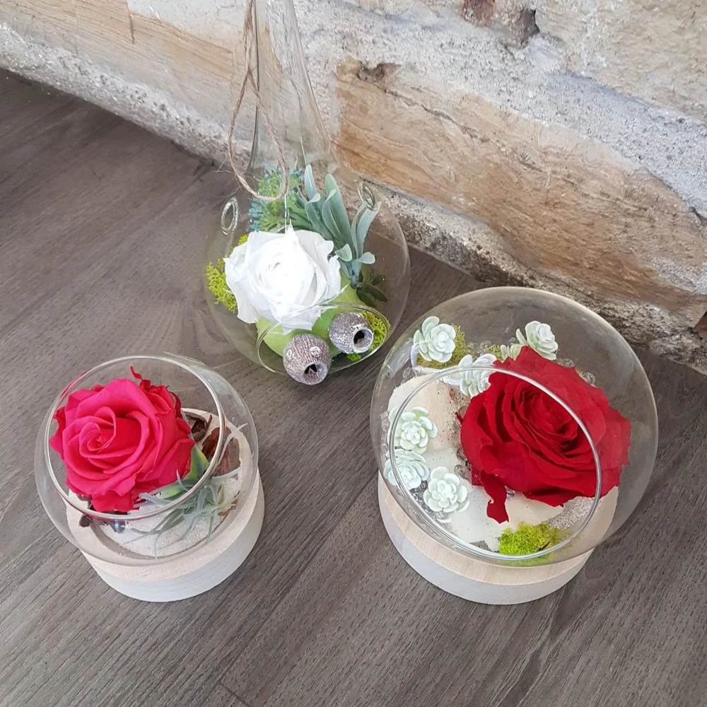 Rose éternelle, par Passionnement, fleuriste à Carmaux