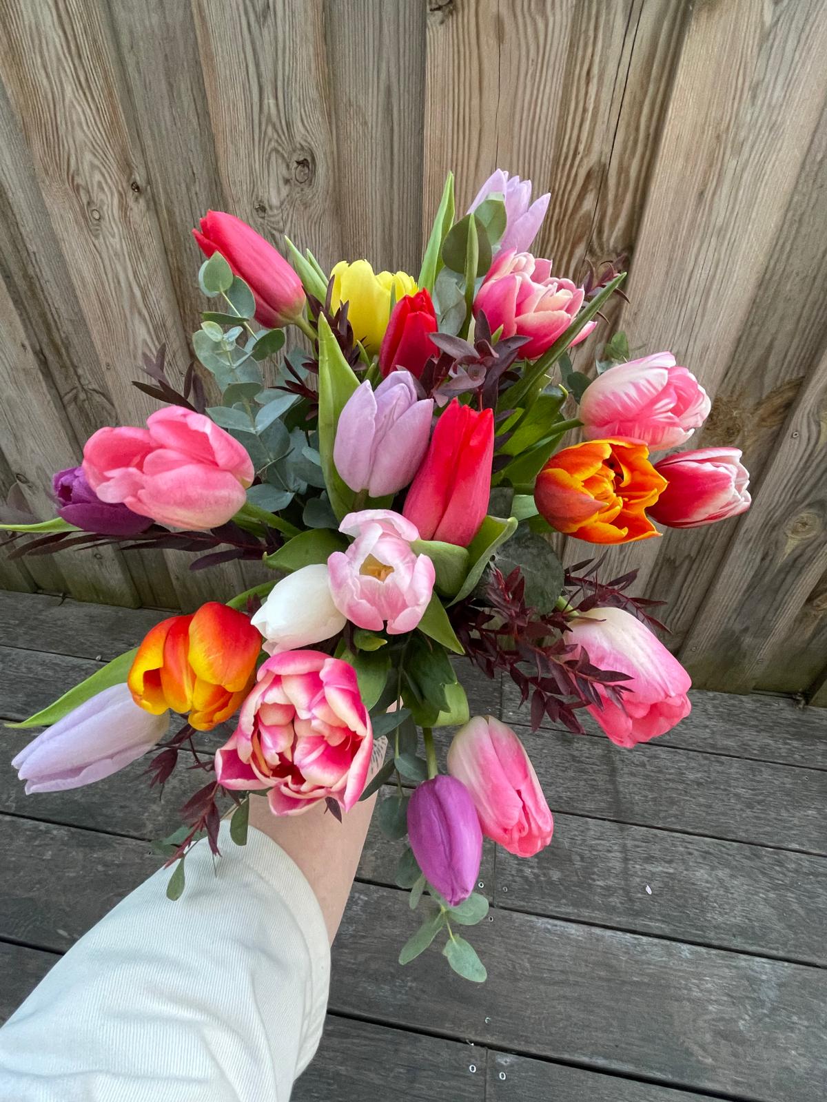 Bouquet de Tulipes, par Le Jardin de O'hara, fleuriste à Pontoise
