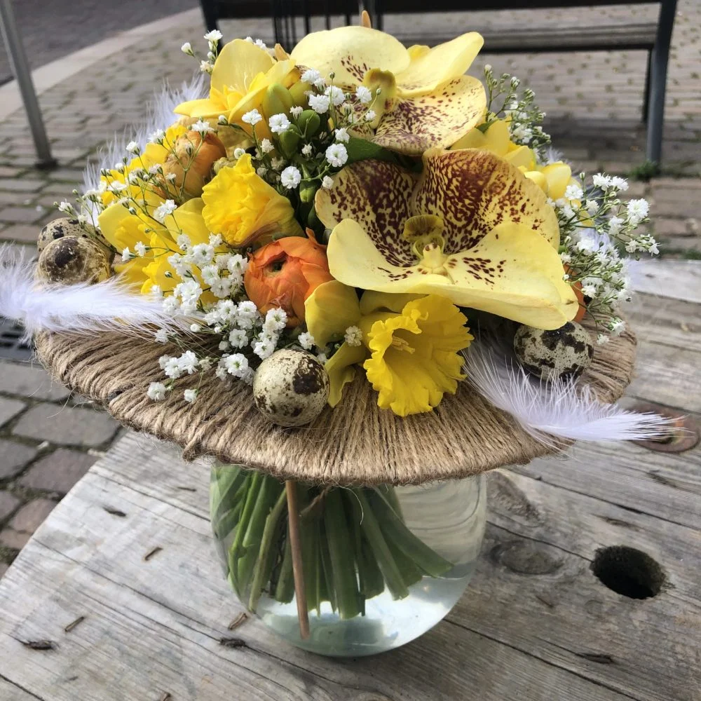 Bouquet De Pâques, par La chaine de cœur, fleuriste à Barr