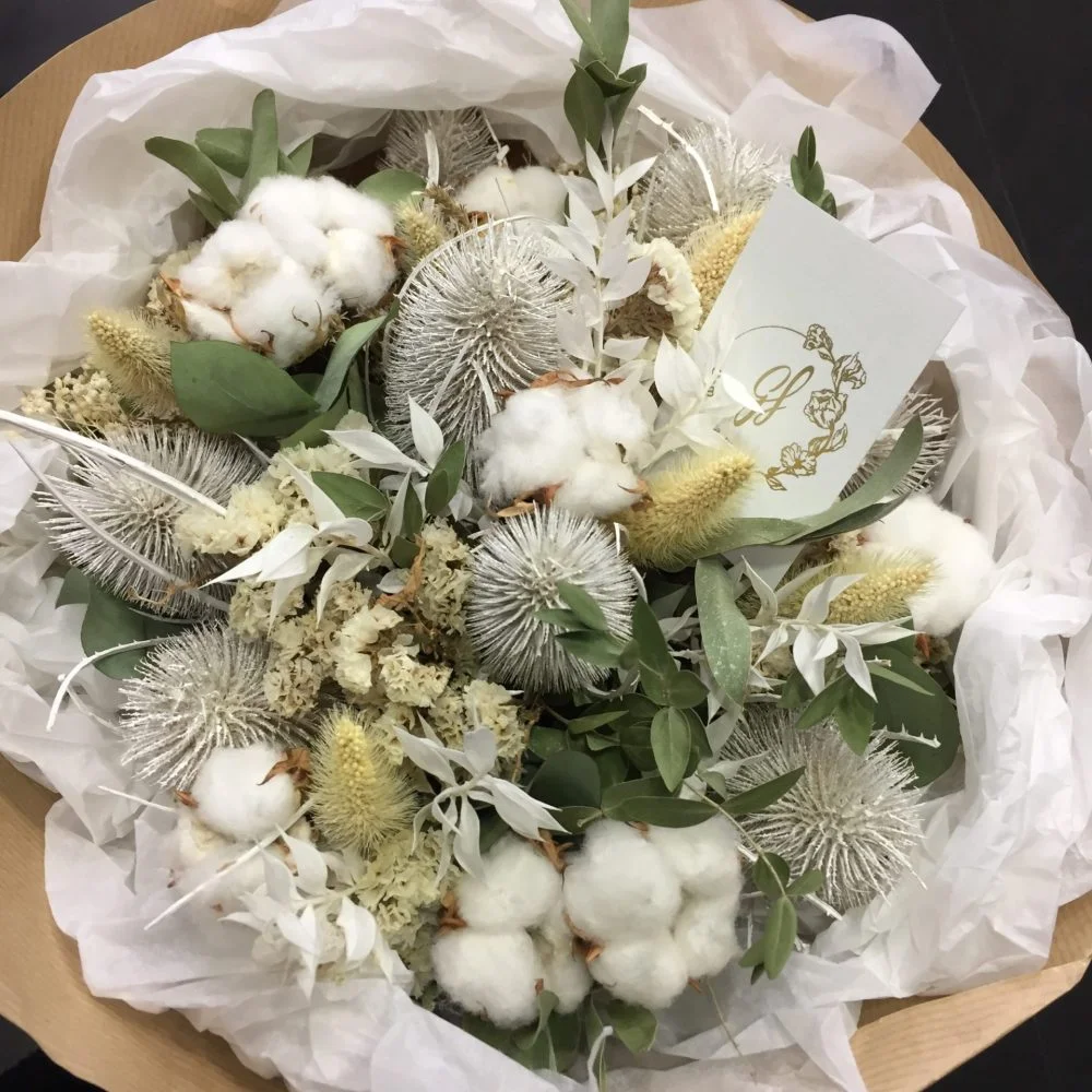 Bouquet De Fleurs Séchées, par Gambetta Fleurs, fleuriste à Arcachon