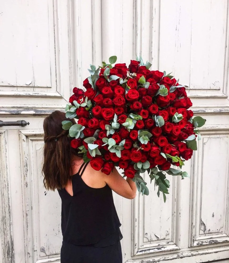 Bouquet De Roses Rouges, par Atelier Armelle Alleton, fleuriste à Le Mans