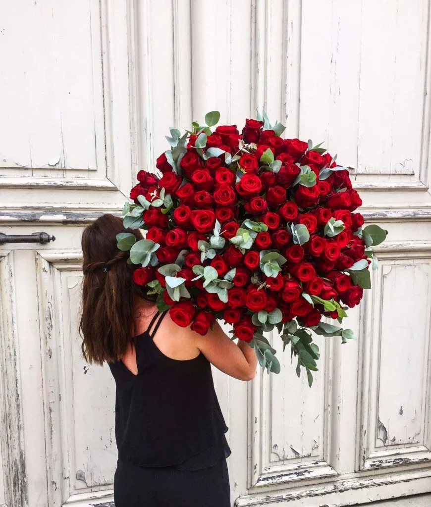 Bouquet De Roses Rouges, par Atelier Armelle Alleton, fleuriste à Le Mans