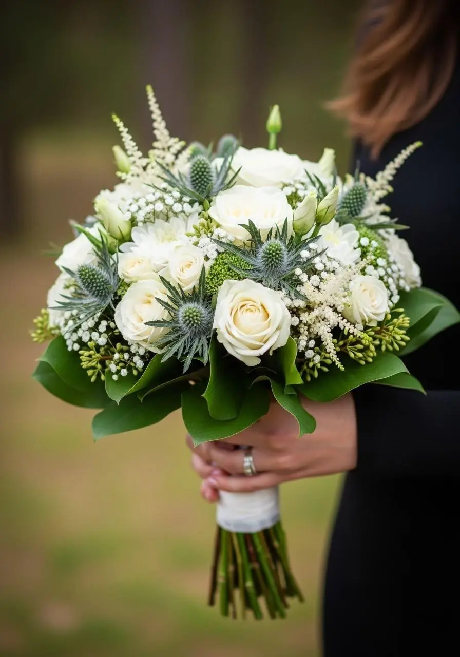 Bouquet mariage charmant, par Les fleurs de Célony, fleuriste à Aix-en-Provence