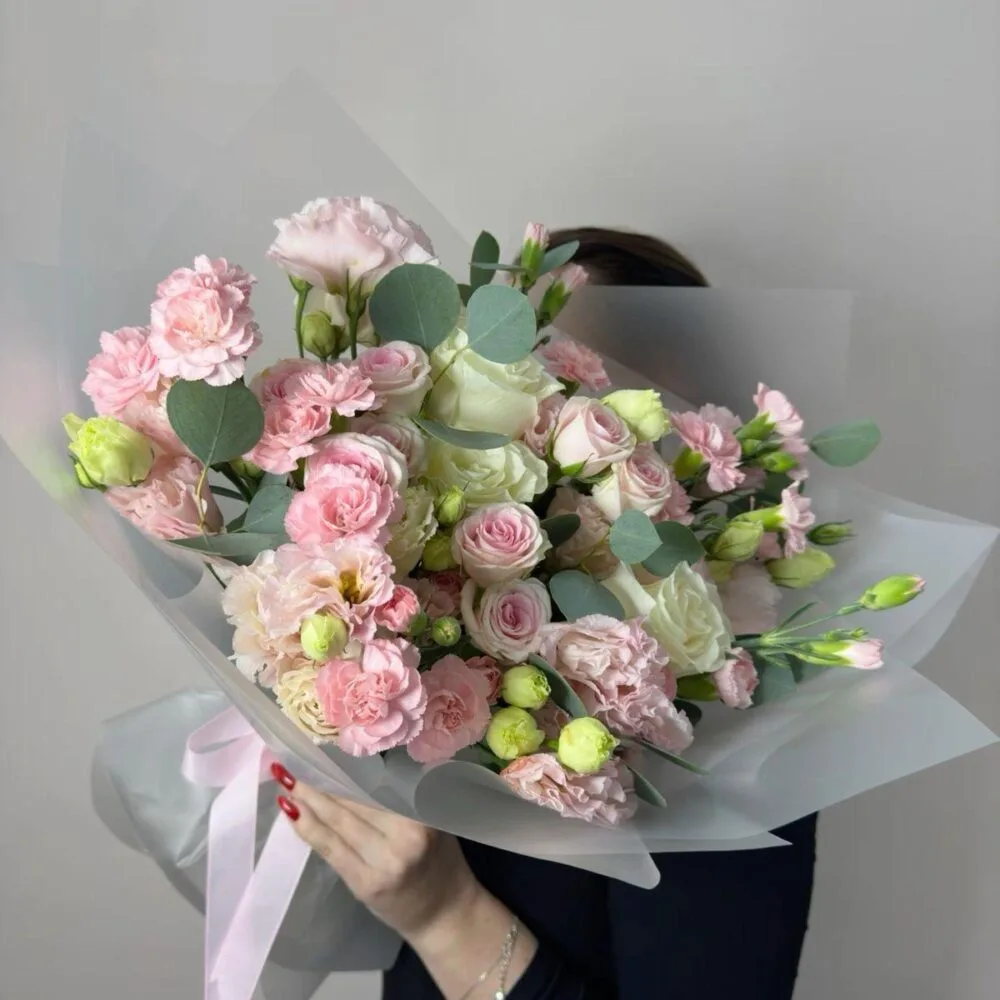 bouquet pastel, par Les fleurs de Célony, fleuriste à Aix-en-Provence