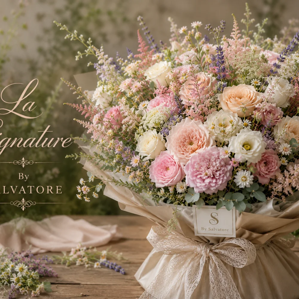 Comme une fleur cueillie au matin, par La Signature Flowers, fleuriste à Anderlecht