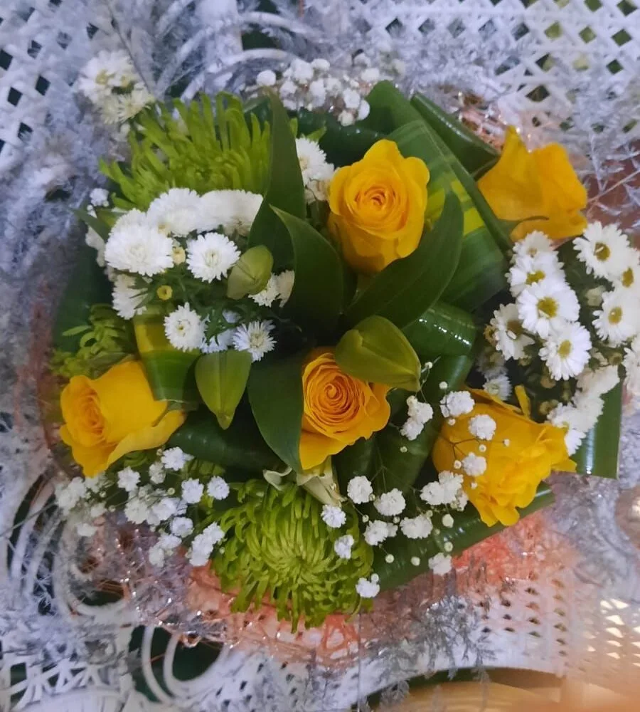 Bouquet rond, par Fragrance tropicale, fleuriste à Capesterre-Belle-Eau