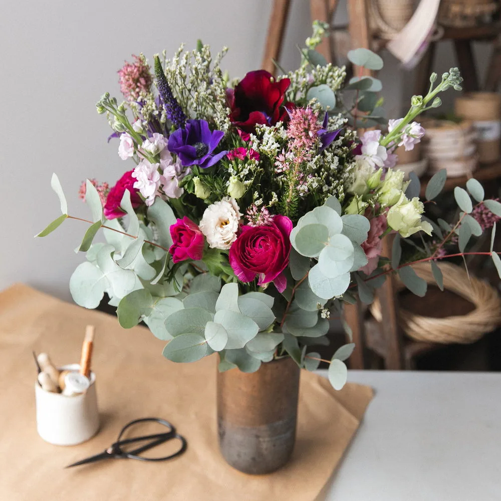Bouquet de l&rsquo;Artisan, par Fleurs de Champ, fleuriste à Bezannes