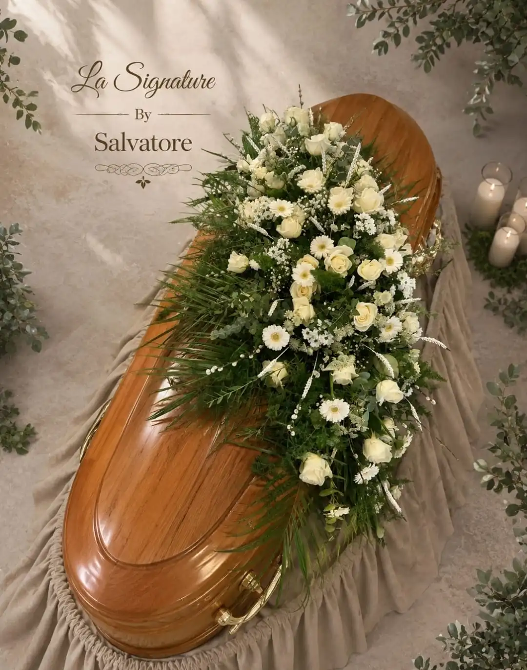 Fleurir le souvenir avec tendresse, par La Signature Flowers, fleuriste à Anderlecht