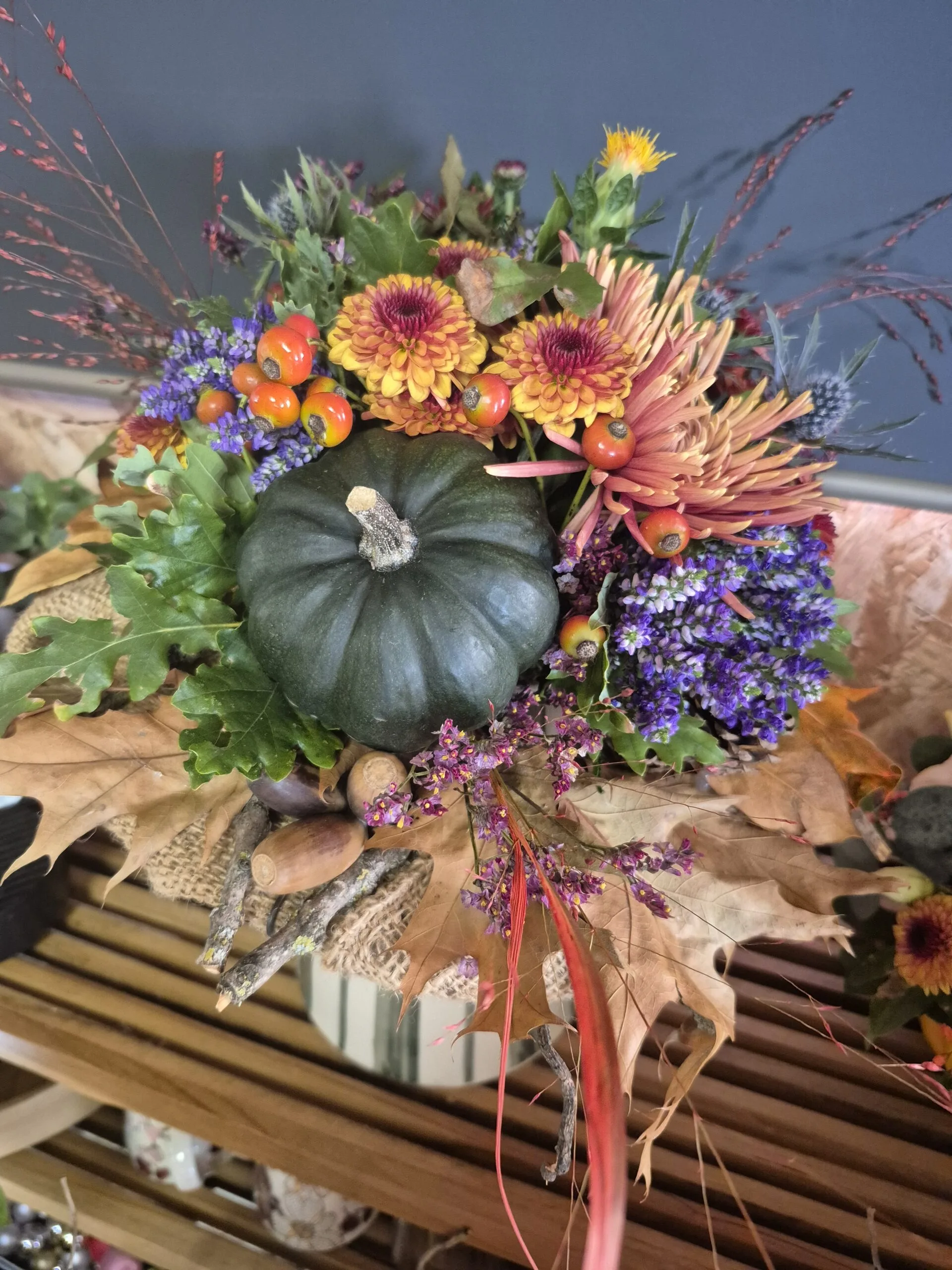 BOUQUET AUTOMNAL, par L'Atelier Floral de Marie, fleuriste à Saint-Brice
