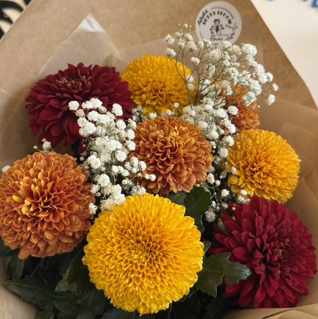 Bouquet de Toussaint, von Betty Bloom Flowers, Floristin in Schaerbeek